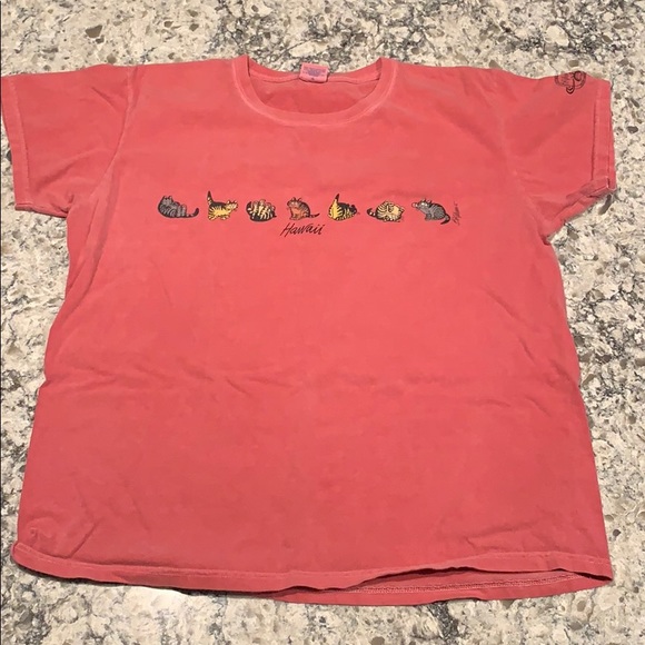 Vintage “Crazy shirts”, Hawaii Cat shirt